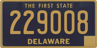 DE license plate 229008