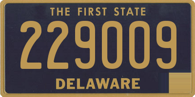 DE license plate 229009