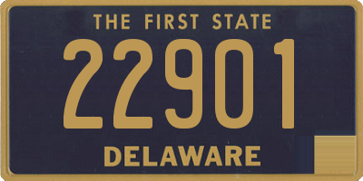 DE license plate 22901