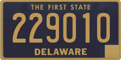 DE license plate 229010