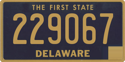 DE license plate 229067