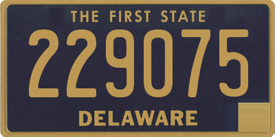 DE license plate 229075