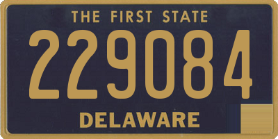 DE license plate 229084