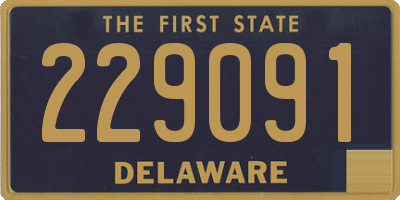 DE license plate 229091