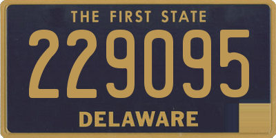 DE license plate 229095