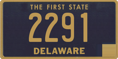 DE license plate 2291