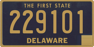 DE license plate 229101