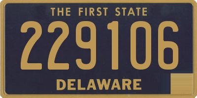 DE license plate 229106