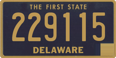 DE license plate 229115