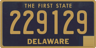 DE license plate 229129