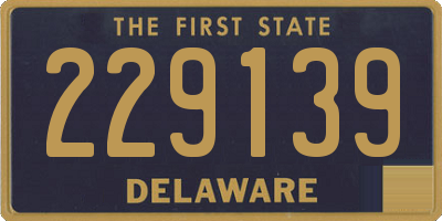 DE license plate 229139