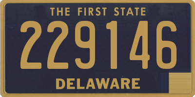 DE license plate 229146