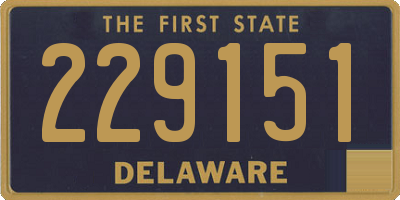 DE license plate 229151