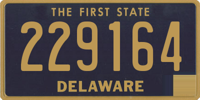 DE license plate 229164