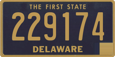 DE license plate 229174