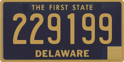 DE license plate 229199