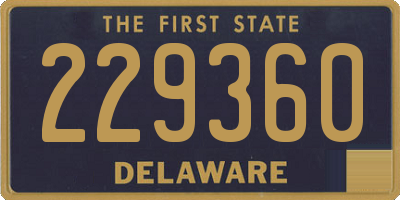 DE license plate 229360