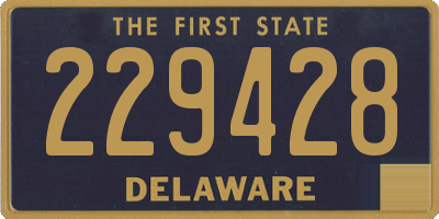 DE license plate 229428