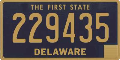 DE license plate 229435