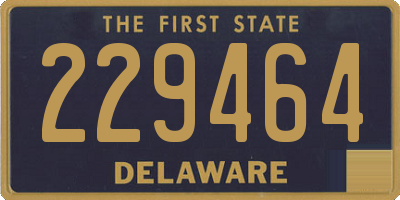 DE license plate 229464