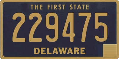 DE license plate 229475