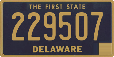 DE license plate 229507