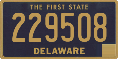 DE license plate 229508