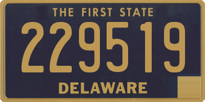 DE license plate 229519