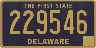 DE license plate 229546