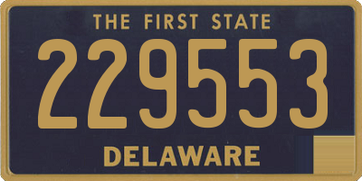 DE license plate 229553