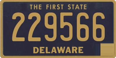 DE license plate 229566