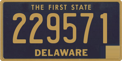 DE license plate 229571