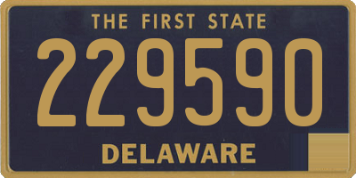 DE license plate 229590