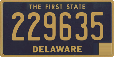 DE license plate 229635