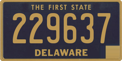 DE license plate 229637