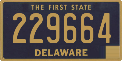 DE license plate 229664