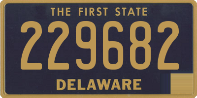 DE license plate 229682