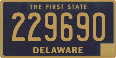 DE license plate 229690