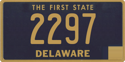 DE license plate 2297