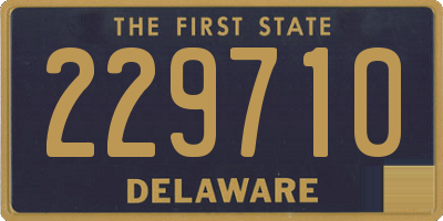 DE license plate 229710