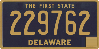 DE license plate 229762