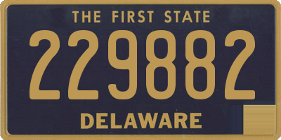 DE license plate 229882