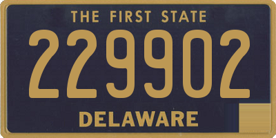 DE license plate 229902