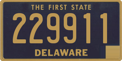 DE license plate 229911