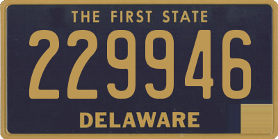 DE license plate 229946