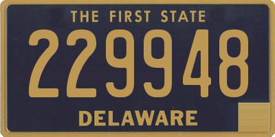 DE license plate 229948