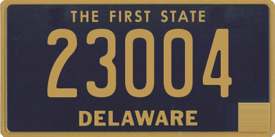 DE license plate 23004