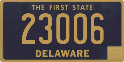 DE license plate 23006