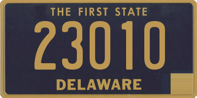 DE license plate 23010