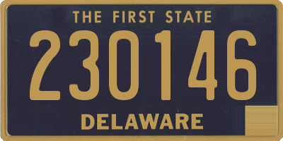 DE license plate 230146